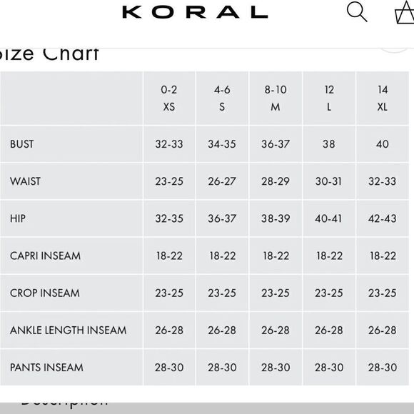 Koral Green Sage High Rise Black Out Athletic Exercise Legging’s SZ L NWOT - Picture 12 of 12